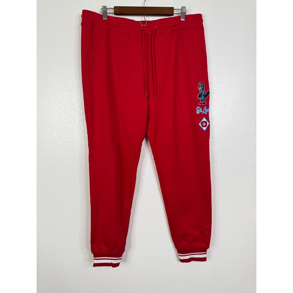 Pro Standard St Louis Cardinals Cooperstown Collection Red Sweatpants Mens L MLB